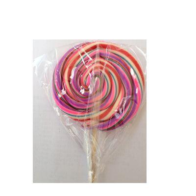 Pirulito colorido carrossel 8cm diâmetro (pacote c/ 15)