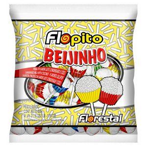 Pirulito Flopito beijinho Florestal 600g.