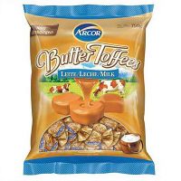 Bala butter toffee ao leite Arcor 500g