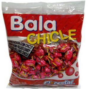 Bala chiclete Florestal tutti frutti 500g.