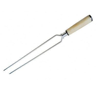 Espeto Duplo Para Churrasco 55cm Mor