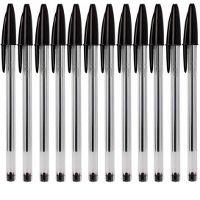 Caneta Bic cristal preta (kit c/ 12 unid.)