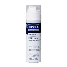 Espuma para barbear Nivea sensitive 200ml