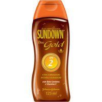 Óleo bronzeador Sundown Gold FPS 2  125ml