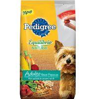 Ração Pedigree equilíbrio natural adulto raças pequenas 1kg.