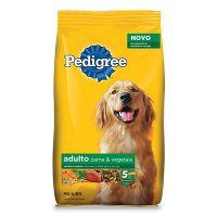 Ração Pedigree nutrição completa carne e vegetais adultos 1kg.