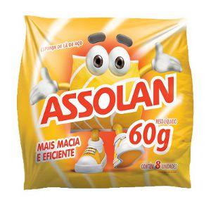 Lã de aço Assolan 60g.