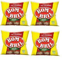 Lã de aço Bombril 60g (pack c/ 4 pacotes)