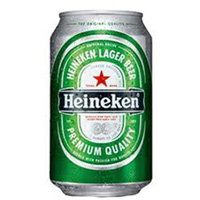 Cerveja Heineken lata 350ml.