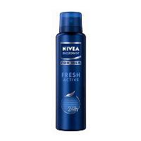 Desodorante aerosol Nivea For Men Fresh Active 150ml.