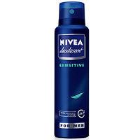 Desodorante aerosol sem perfume Nivea For Men Sensitive Protect 150ml.