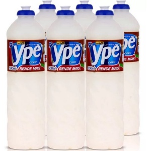 Detergente liquido coco Ypê 500ml. (pacote c/ 6 unidades)