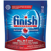 Detergente para máquina lava louças tablete Finish 211g