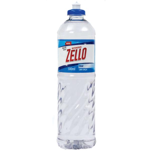 Detergente líquido clear Zello 500ml.