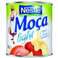 Leite condensado Moça light Nestle 410g.
