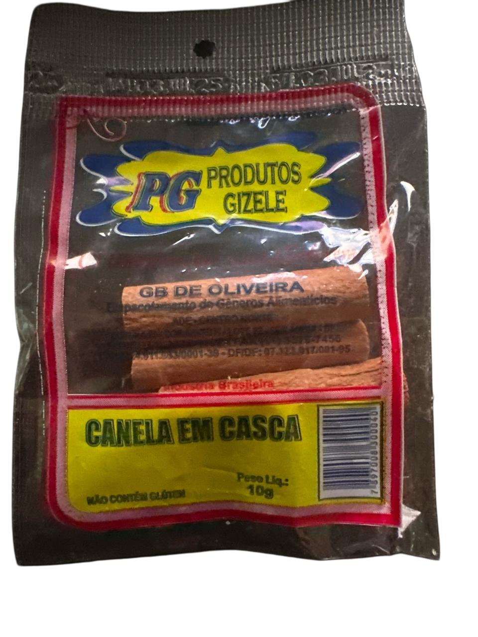 Canela em casca Gizele 10g