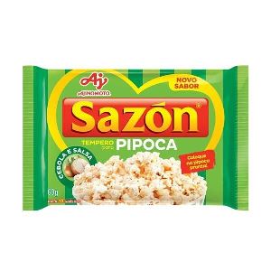 Tempero em pó p/ pipocas Sázon 40g.