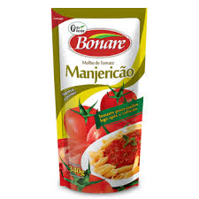 Molho de tomate com manjericão Bonare 340g