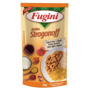 Molho pronto Fugini strogonoff sachê 300g.