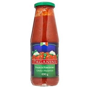 Molho de tomate Passata cebola com manjericão Paganini 690g