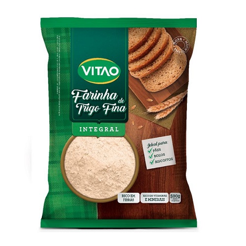 Farinha de Trigo Fibra Integral Vitao 200g