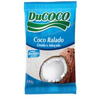 Coco ralado úmido e adoçado 100 gr.