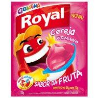 Gelatina Royal tradicional cereja 35g.