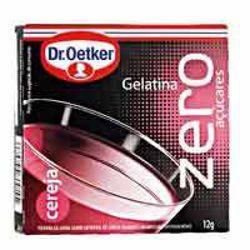 Gelatina diet de morango Dr. Oetker 12g.