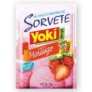 Pó Para Sorvete Morango Yoki Pacote 150g (1X1 150GR)