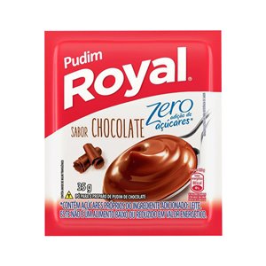 Pudim de chocolate zero açucar Royal 35g.