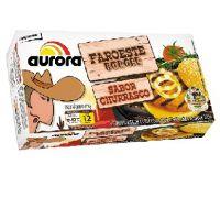 Hamburguer bovino sabor churrasco Faroeste Aurora 672g.