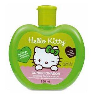 Condicionador Hello Kitty cabelos finos e claros 260ml.