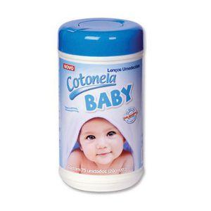 Lenço umedecido Cotonela Baby pote 75x1