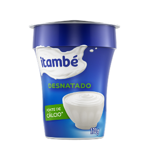 Iogurte desnatado Itambé 170g.