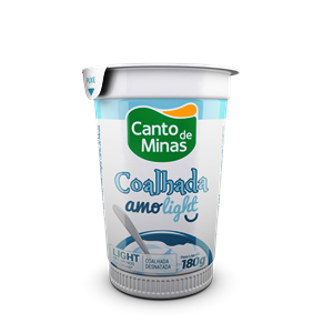 Coalhada light Canto de Minas 140ml.