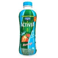 Iogurte regular Activia morango zero 1lt