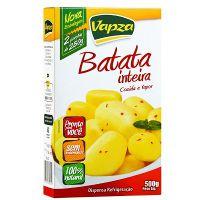 Batata inteira cozida a vapor embalado a vacuo Vapza 500g. (2 pacotes de 250g.)