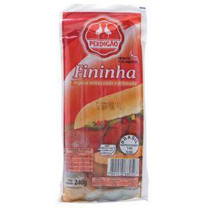 Linguiça defumada fininha Perdigão 240g.