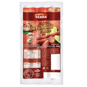 Linguiça defumada fininha Seara 240g.