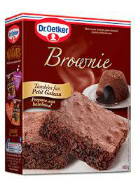 Mistura para brownie chocolate e Petit Gateau Dr. Oetker 430g