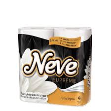 Papel higiênico Neve Supreme folha tripla 4 x1 unid.