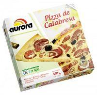 Pizza de calabresa Aurora 440g.