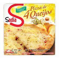 Pizza quatro queijos Sadia congelada 460g.
