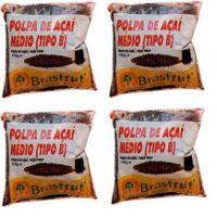 Polpa de açai Brasfrut (pack c/ 4 unid.)