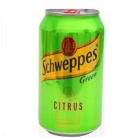 Schweppes green citrus 350ml.