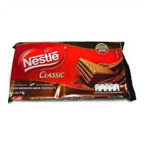 Biscoito wafer Classic Nestlé 110g.