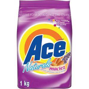 Sabão em pó Ace Naturals Maciez 1kg.
