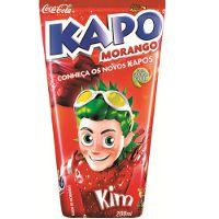 Suco pronto de morango Kapo 200ml.