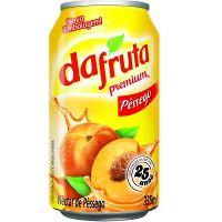 Suco pronto de pêssego Dafruta lata 335ml.