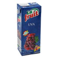 Suco pronto de uva La Fruit 200 ml.